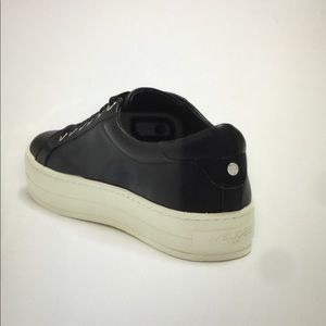 J/Slides Hilton Platform Black Sneakers